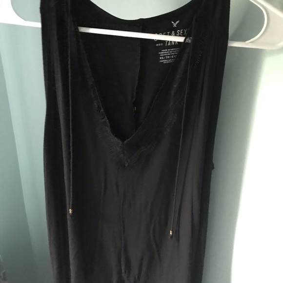 AEO soft and sexy v-neck tank top with lace - Picture 4 of 5